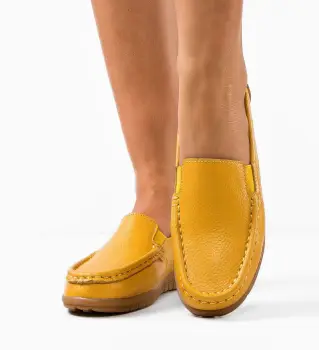 Pantofi Casual Kives Camel imagine