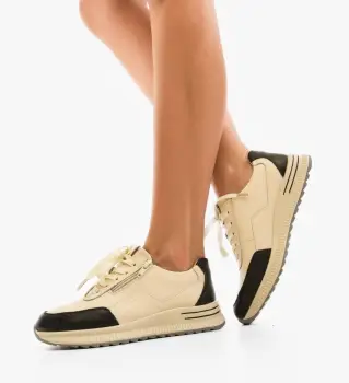 Pantofi Casual Koalka Bej 2 imagine