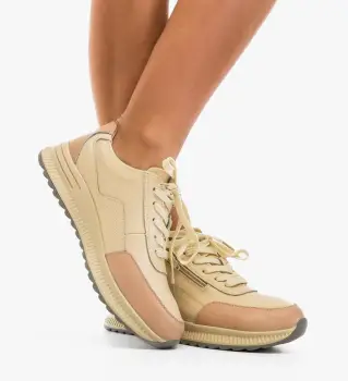 Pantofi Casual Koalka Bej 3 imagine