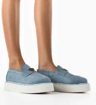 Pantofi Casual Krikri Albastri imagine