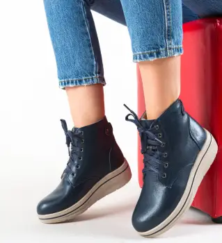 Pantofi Casual Lakiob Bleumarin imagine