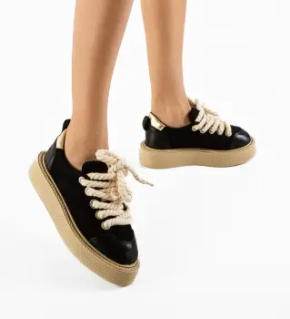 Pantofi Casual Lamesytt Negri imagine