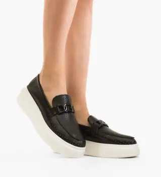 Pantofi Casual Lezzer Negri imagine