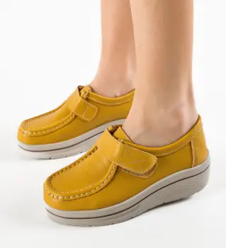 Pantofi Casual Liandrin Galbeni imagine