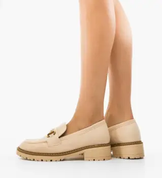 Pantofi Casual Londrey Bej imagine