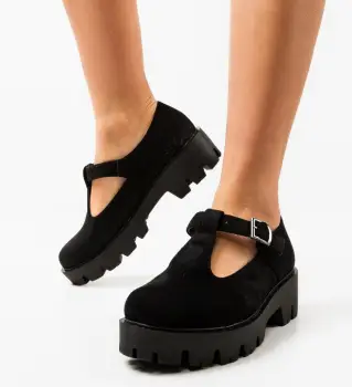 Pantofi Casual Lybon Negri imagine