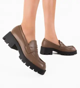 Pantofi Casual Madison Khaki imagine