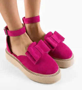 Pantofi Casual Marbo Fuchsia imagine