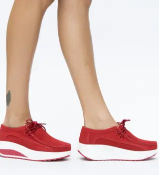 Pantofi Casual Marco Rosii imagine