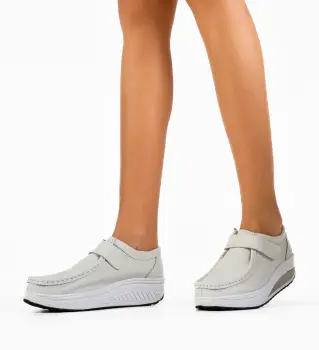 Pantofi Casual Marko Alb 2 imagine