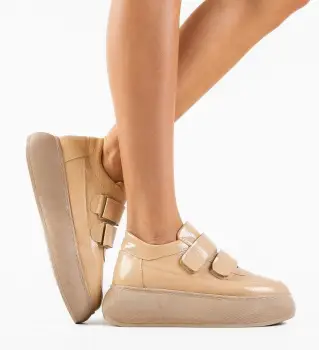 Pantofi Casual Mernera Bej imagine