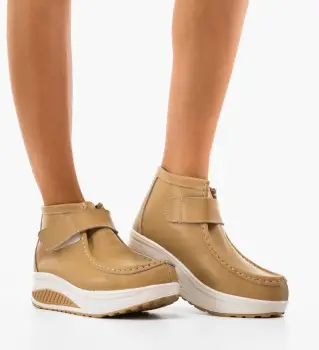 Pantofi Casual Misha Bej imagine