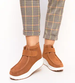 Pantofi Casual Misha Camel imagine