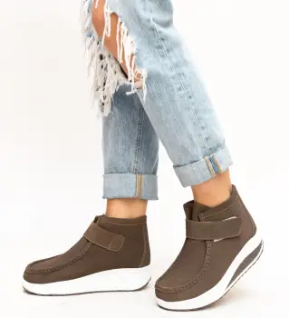 Pantofi Casual Misha Khaki imagine