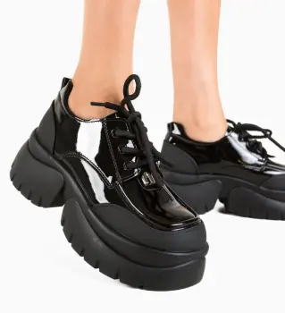 Pantofi Casual Miu Negri imagine