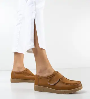 Pantofi Casual Monta Camel imagine
