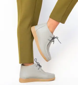 Pantofi Casual Munela Gri imagine