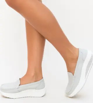 Pantofi Casual Musta Gri imagine