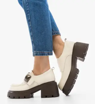 Pantofi Casual Nanyt Bej imagine