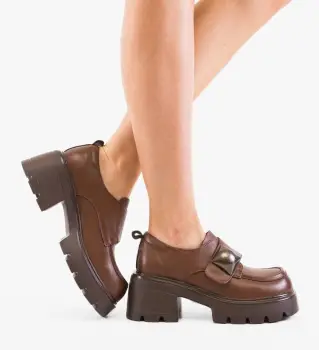 Pantofi Casual Nanyt Camel imagine