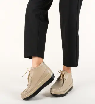 Pantofi Casual Nash Bej imagine