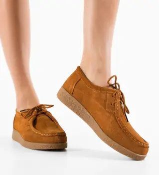 Pantofi Casual Neca Camel 2 imagine