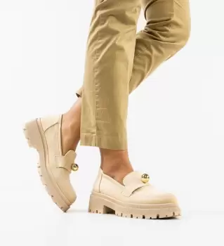 Pantofi Casual Nieve Bej imagine