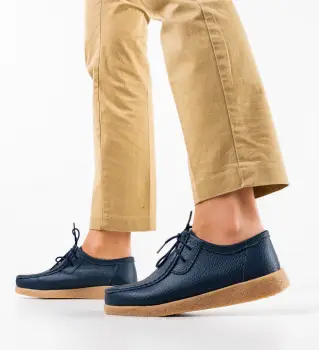 Pantofi Casual Niko Albastri imagine