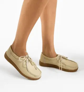 Pantofi Casual Niko Camel imagine