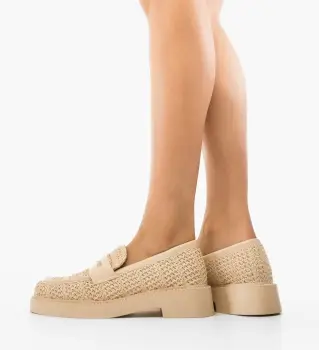 Pantofi Casual Nora Bej imagine