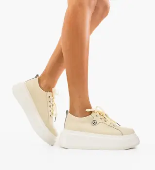 Pantofi Casual Nuandre Bej imagine