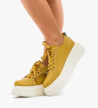 Pantofi Casual Nuandre Galbeni imagine