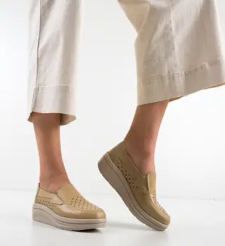 Pantofi Casual Olifram Bej imagine