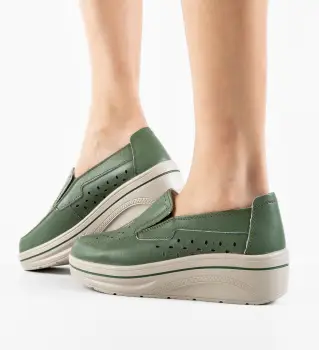 Pantofi Casual Olifram Verzi imagine