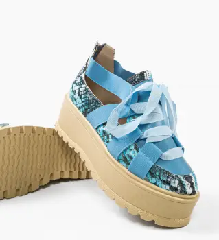 Pantofi Casual Pakler Albastri 2 imagine