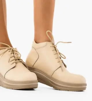 Pantofi Casual Palerma Bej imagine