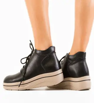 Pantofi Casual Palerma Negri imagine