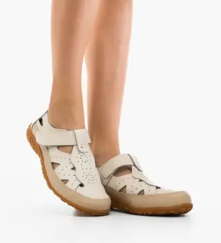 Pantofi Casual Pampy Bej imagine