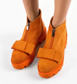 Pantofi Casual Parmeno Portocalii imagine