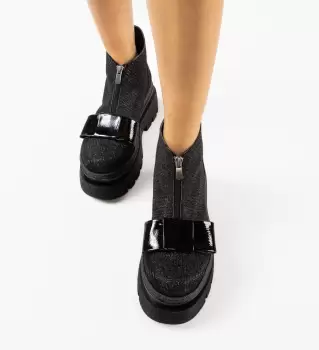 Pantofi Casual Parqua Negri 3 imagine