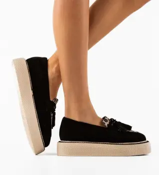 Pantofi Casual Pryha Negre imagine