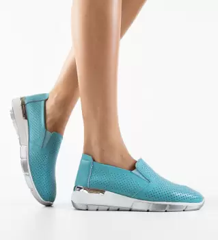 Pantofi Casual Pufine Turcoaz imagine