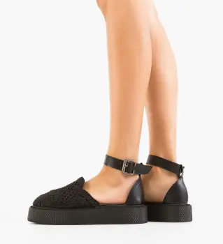 Pantofi Casual Rauros Negri imagine