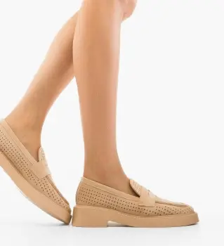 Pantofi Casual Rehid Bej imagine