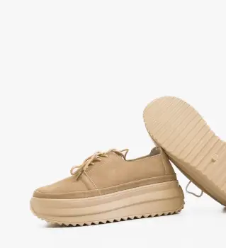 Pantofi Casual Reprale Bej imagine