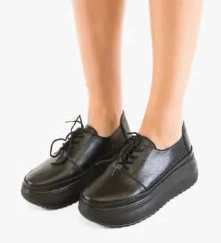 Pantofi Casual Reprale Negri imagine