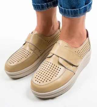Pantofi Casual Rezolito Bej imagine