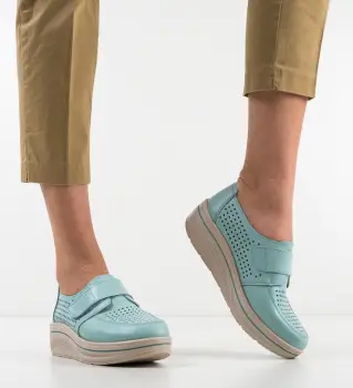 Pantofi Casual Rezolito Turcoaz imagine