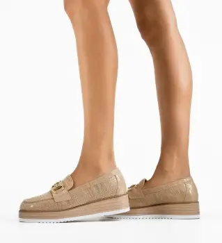 Pantofi Casual Richi Bej imagine