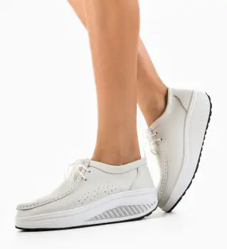 Pantofi Casual Roly Alb 2 imagine